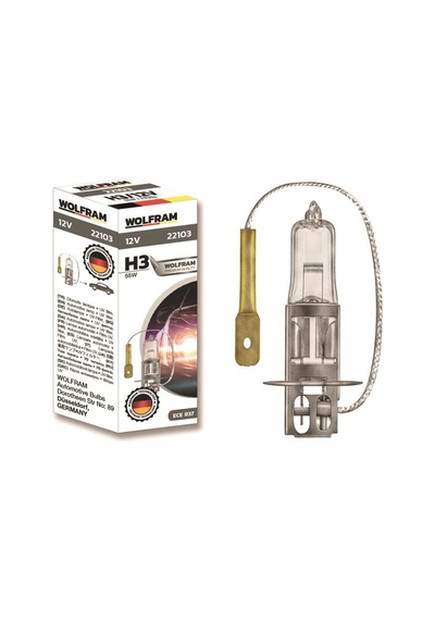 Wolfram Ampul 12v H3 55 Pk22s Standart Işık 64151 IS00-WOLFRAM 22103