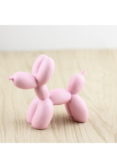 Pembe Yaratıcı Balon Köpek Silikon Kalıp Dekoratif Reçine Örgü Kırmızı Eğlenceli Parti Tatlı Kek Balon Köpek Süslemeleri