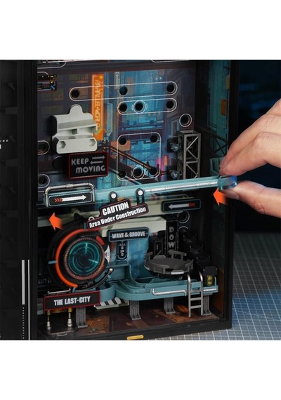 Rokr Mr01s The Last City Marble Run Dıy Mechanical 3d Puzzle Maket Model Seti 3d Model Kit Detaylı Dekoratif Hobi Seti Hareketli Ve Işıklı
