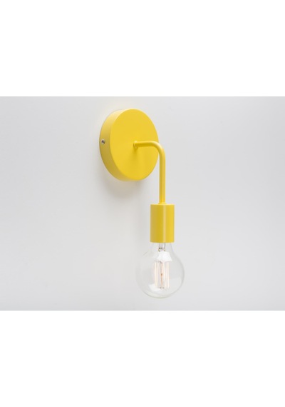 Riolight Vintage,rustik,retro,modern Sarı 1xe27 Duylu Metal Duvar Aplik