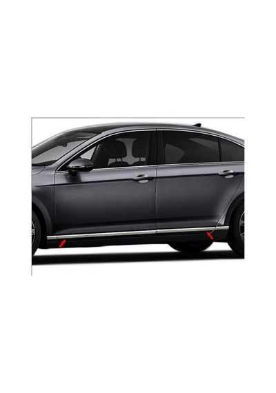 Vw Passat B8-b8.5 Yan Kapı Alt Çıta Kromu 8 Parça P.çelik