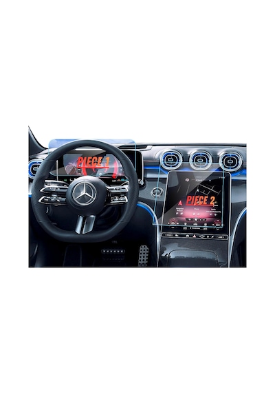 Mercedes S400 Hayalet Ekran Ve Multimedya Uyumlu Set Nano Ekran Koruyucu
