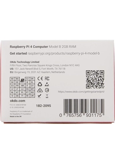 Raspberry Pi 4 Model B 2019 Quad Core 64 Bit Wifi Bluetooth (4Gb)