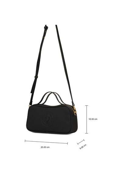 U.s. Polo Assn. Kadın Postacı Çantası Siyah Us25270 Siyah