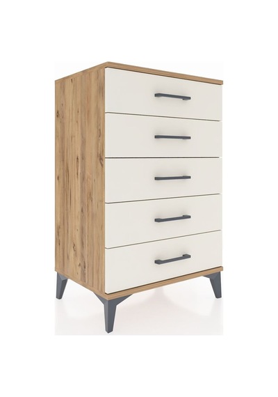 Hyperion Komodin 5 Çekmeceli 60x44x96 Çam-aytaşı Çam