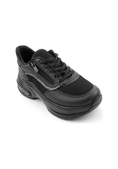 Bambi Siyah Kadın Sneaker K01709151109