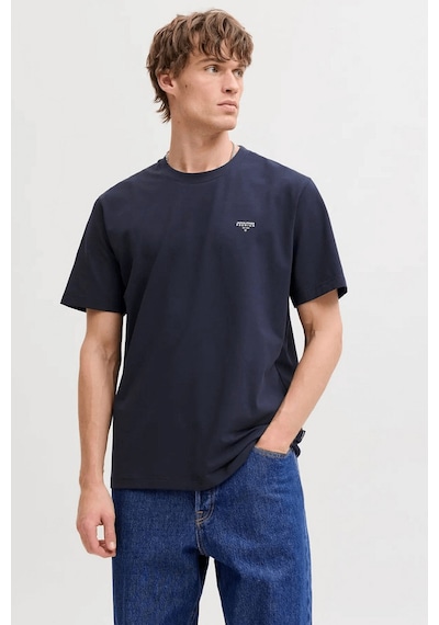 Jack & Jones Erkek T Shirt 12292383 Koyu Lacıvert Koyu Lacıvert