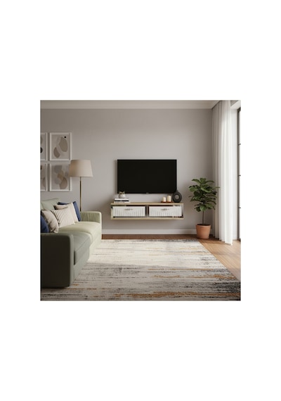 Tda1206as Tuna120 Duvara Montaj Tv Stand Antrasit-silver 120cm