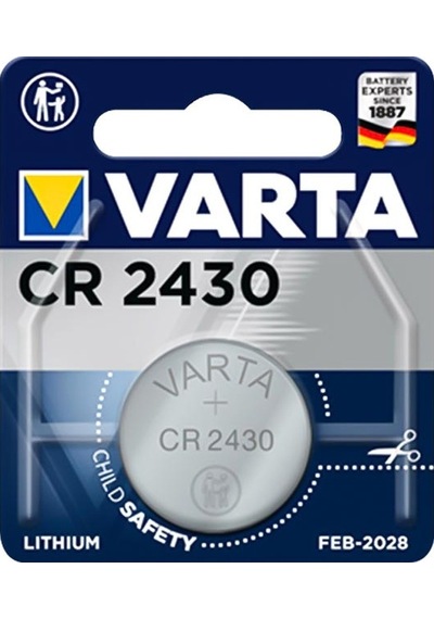 Varta Cr2430 3 Volt Lityum Pil Tekli Düğme Pil Saat Pili Cr 2430