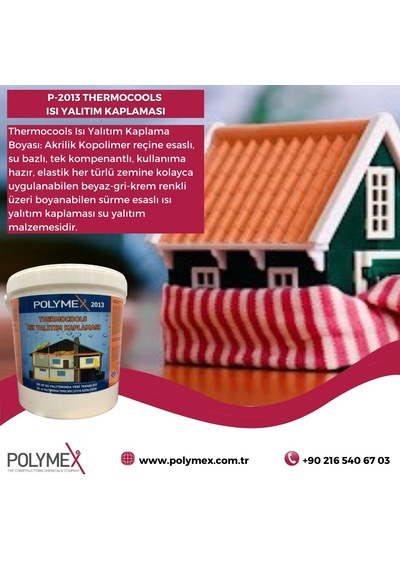 P-2013 Thermocools Isi Yalitim Kaplamasi 20 Kg
