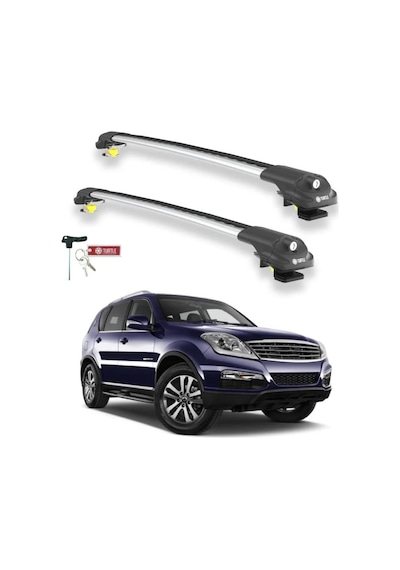 Turtle Ssangyong Rexton W Y290 2013-2017 Ara Atkı Air1 Gri