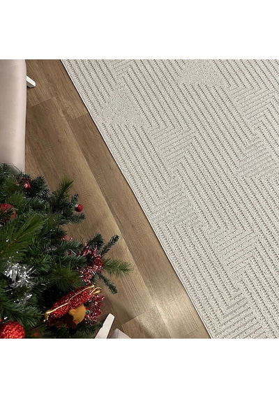 Hoom Rugs Vega S5511a Krem Bej Hav Toz Vermez Hasır Dokuma Modern Makina Halısı Krem
