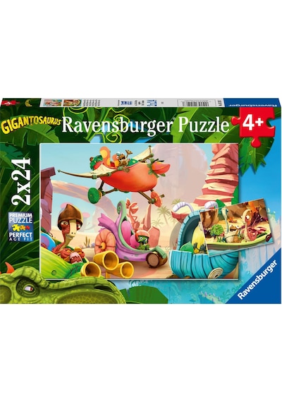 Ravensburger 2x24 Parça Puzzle Gigantosaurus Rpk051267