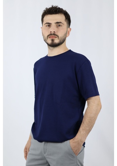 Ventov Regular Fit Bisiklet Yaka Erkek Tişört Vts2604 Krem