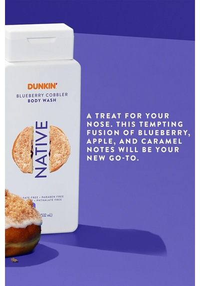 Native Dunkin Blueberry Cobbler Vücut Şampuanı 532ml Yaban Mersini