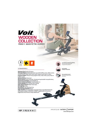 Voit Wooden Collection Rw611 Manyetik Kürek