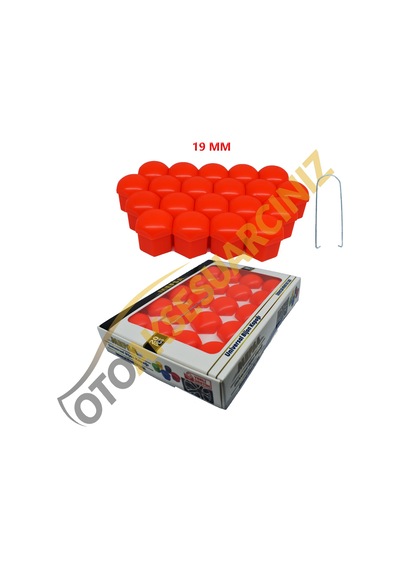 A Kalite Mefsa Bijon Kapağı Düz 19 Mm Turuncu 20 Li Set