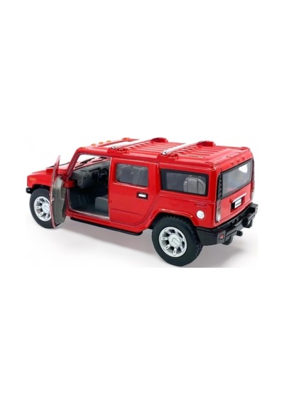 Metal Model Hummer Lisanslı Die-cast Araç 1,36 Çek Bırak Kapı Aç Kapa Hummer H2