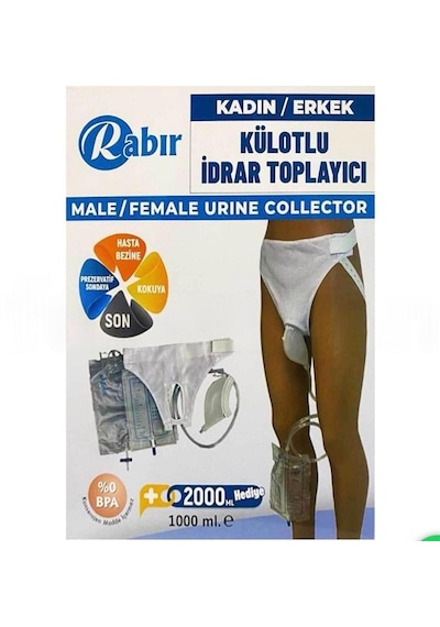 Rabır Külotlu Toplayıcı Erkek Modeli Hasta Bezine Son Standart
