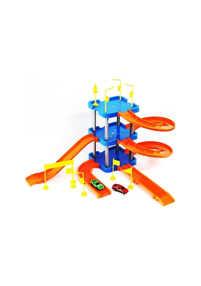 Tıfıl Toys Otopark Oyun Seti 3 Katlı Metal Arabalı 41 Parça Süper Garaj Seti Çok Renkli