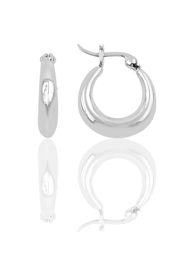 Gümüş 16 Mm Halka Küpe N11.32875