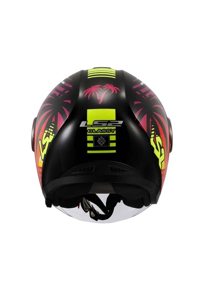 Ls2 Classy Palm Açık Motosiklet Kaskı-9541 Siyah