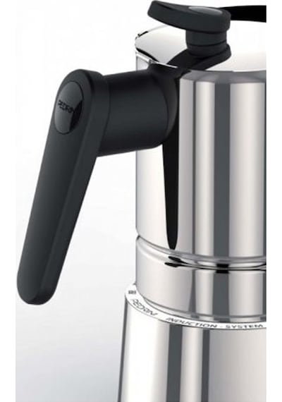 Pedrini Steel Moka Pot 4 Kupa - Paslanmaz Çelik