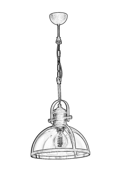Avonni 5063 Modern Avize, 60 W, Antik Çok Renkli