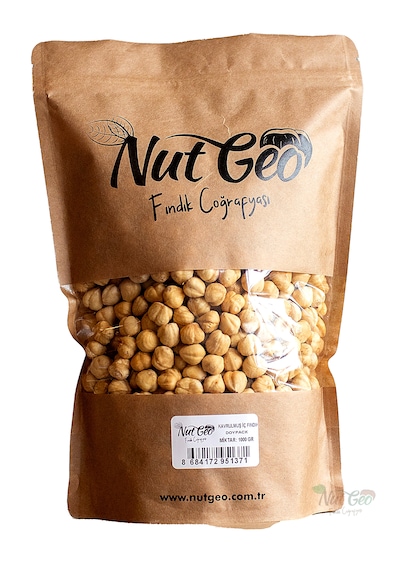 Nut Geo Kavrulmuş Fındık İçi %100 Giresun Fındık - Tuzsuz - İdeal Kavurum - 1kg 1 KG