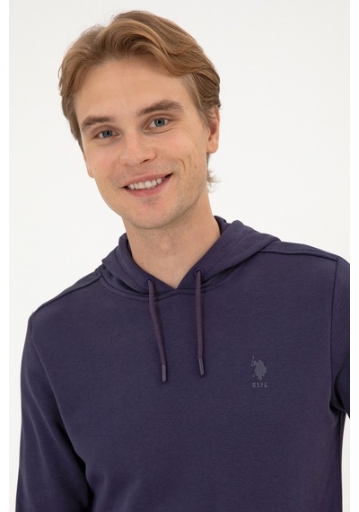 U.S. Polo Assn. Erkek Mürdüm Basic Sweatshirt 50313720-VR074