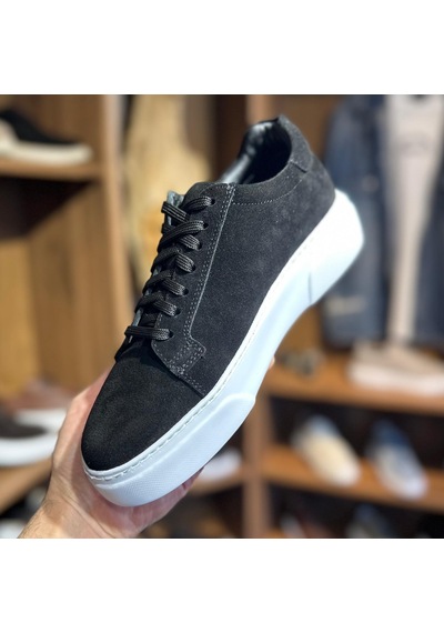 Alza %100 Hakiki Deri Erkek Sneaker Günlük Rahat Ve Şık Ayakkabı - Siyah / Beyaz Süet SİYAH-BEYAZ Alza %100 Hakiki Deri Erkek Sneaker Günlük Rahat Ve Şık Ayakkabı - Siyah / Beyaz Süet SİYAH-BEYAZ