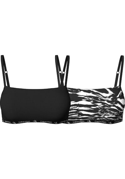 Calvin Klein 2'li Bralet siyah