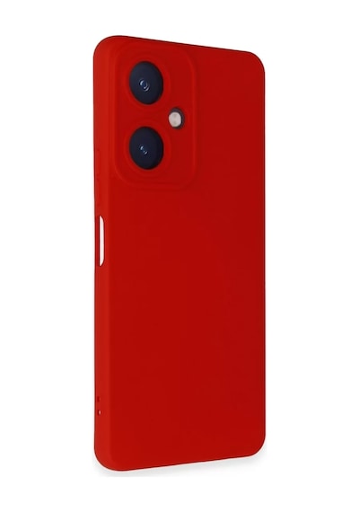 Vivo Y27 Uyumlu Kılıf Nano İçi Kadife Silikon - Kırmızı