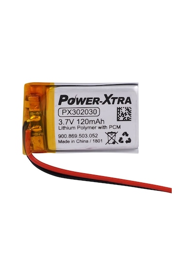 Power-Xtra Px 302030 3.7V 120Mah Lityum Polimer Pil - Batarya Mp3