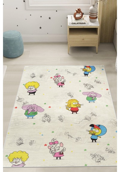 Kaşmir Halı X Kral Şakir Family 100x150 M Bej