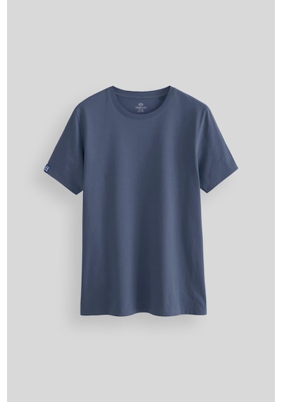 Tommylife Tommy Life Petrol Erkek Basic Kısa Kol Standart Kalıp O Yaka T-shirt - 87911 PETROL