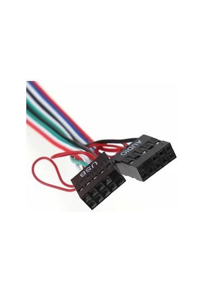 9 Pin Ön Panel Usb 2.0 3.5Mm Kulaklık Mikrofon Kablosu 4272P Bilg
