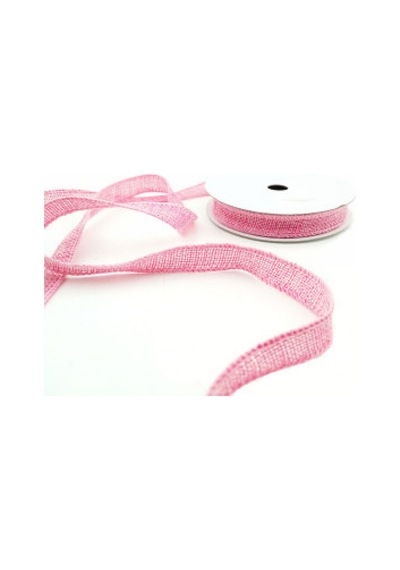 Kurdela jüt kanaviçe pembe 3cm 10mt pk:1