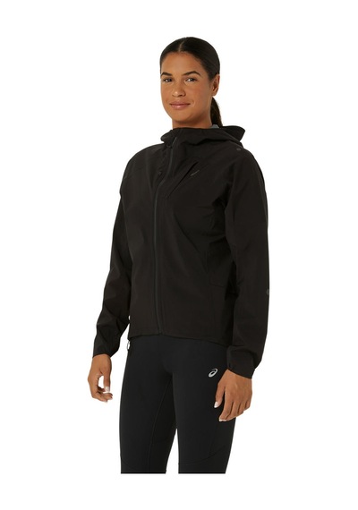 Asics Metarun Waterproof Jacket Kadın Siyah 2012d092-001 Siyah