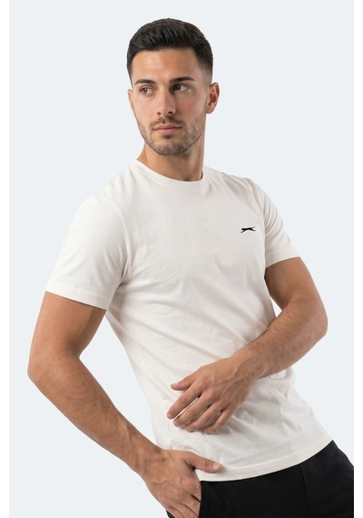Slazenger Notron I Erkek Ekru Tişört
