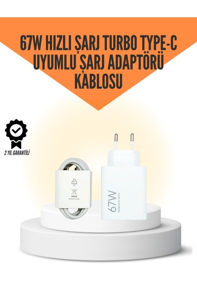 67w Hızlı Şarj Cihazı Yüksek Isı Dayanımlı Type-c Set - Lisinya