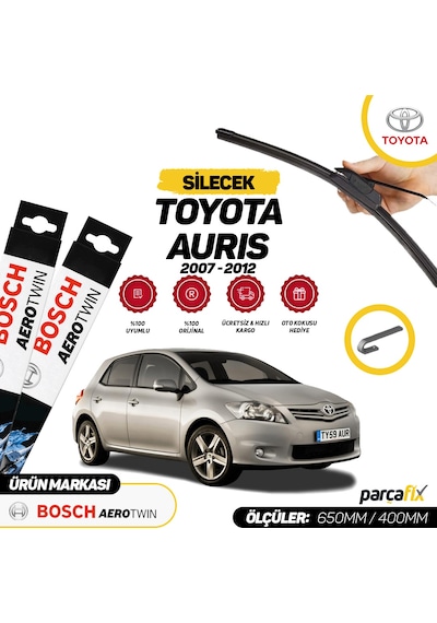 Toyota Uyumlu Auris Bosch Aerotwin Silecek Takımı 2007-2012