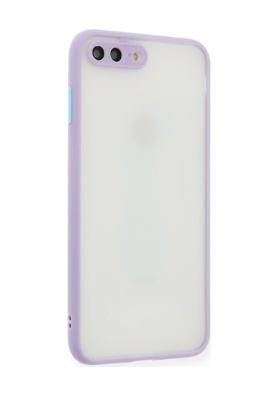 Apple iPhone Uyumlu 7 Plus Kılıf Montreal Silikon Kapak - Mor Bzsxx00 1
