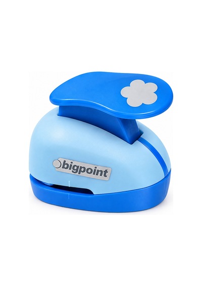 Bigpoint Şekilli Delgeç 3.8cm Çiçek X 10 Adet Diger
