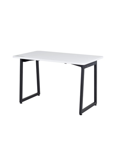 Vilinze Biga Sabit Mdf Metal Ayak Mutfak Masası - 70x120 Cm Siyah - Beyaz