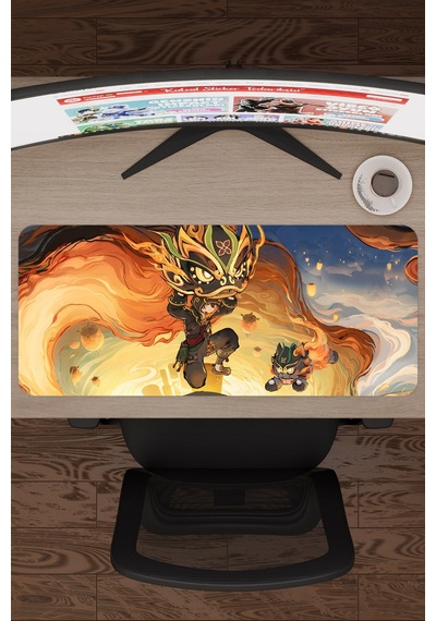 Gaming Genshin Impact Anime Gacha V5 - 70x30 Xl Gaming Mouse Pad Fare Altlığı