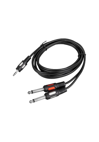 Ayt Powermaster Pm-4284 3.5 Mm Stereo Erkek 2x6.3mm Mono Erkek 1.5 Metre Kablo