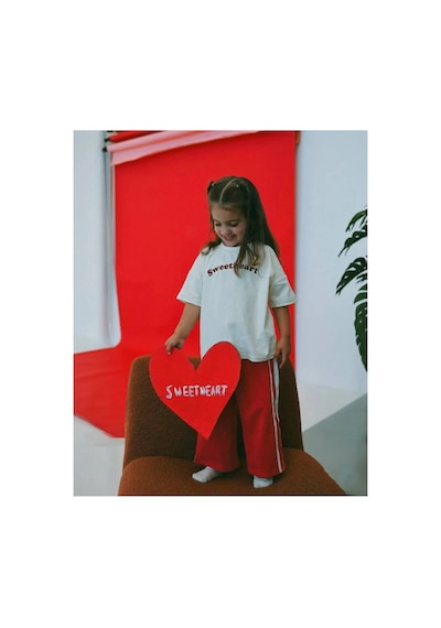 Poala Kids Sweetheart Biyeli Set Kırmızı