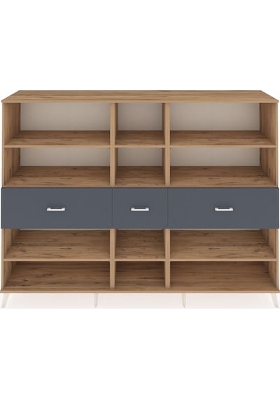 Hyperion Dolap 9 Raflı 3 Çekmeceli 220x44x163 Çam-çam/antrasit Çam-çam/antrasit Hyperion Dolap 9 Raflı 3 Çekmeceli 220x44x163 Çam-çam/antrasit Çam-çam/antrasit