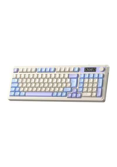 Aula S99 Pro Retro Rgb Gaming Bluetooth 2.4ghz Type-c 3 Mod Kablosuz Makrolu Türkçe Q Oyuncu Klavye Mavi 75645672